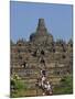 Tourist Crowds at the Buddhist Monument, Borobudur, Java, Indonesia, Southeast Asia-Harding Robert-Mounted Photographic Print