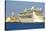 Tourist Cruise Liner and Vaporetto Sailing on Bacino Di San Marco-Guy-Stretched Canvas