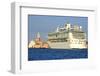 Tourist Cruise Liner and Vaporetto Sailing on Bacino Di San Marco-Guy-Framed Photographic Print