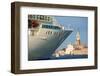 Tourist Cruise Liner and Vaporetto Sailing on Bacino Di San Marco-Guy-Framed Photographic Print