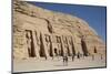 Tourist Enjoying the Site, Hathor Temple of Queen Nefertari, Abu Simbel-Richard Maschmeyer-Mounted Photographic Print