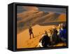 Tourist Group, Dune 45, Namib Naukluft Park, Namibia, Africa-Storm Stanley-Framed Stretched Canvas