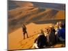 Tourist Group, Dune 45, Namib Naukluft Park, Namibia, Africa-Storm Stanley-Mounted Photographic Print