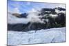 Tourist Hiking on Fox Glacier, Westland Tai Poutini National Park, South Island-Michael Runkel-Mounted Photographic Print