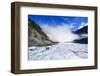 Tourist Hiking on Fox Glacier, Westland Tai Poutini National Park, South Island-Michael Runkel-Framed Photographic Print