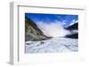 Tourist Hiking on Fox Glacier, Westland Tai Poutini National Park, South Island-Michael Runkel-Framed Photographic Print