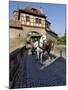 Tourist Horse and Carriage Passing Through the Rodertor, Rothenburg Ob Der Tauber, Germany-Gary Cook-Mounted Photographic Print