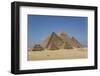 Tourist Horsecart in Foreground, the Giza Pyramids, Giza, Egypt, North Africa, Africa-Richard Maschmeyer-Framed Photographic Print