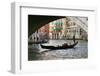 Tourist in a Gondola as They Pass under the Rialto Bridge, Venice, Italy-David Noyes-Framed Photographic Print