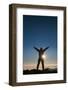 Tourist in Backlight Waiting for Sunset-Michael Runkel-Framed Photographic Print