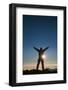 Tourist in Backlight Waiting for Sunset-Michael Runkel-Framed Photographic Print