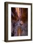 Tourist in Khazali Canyon, Wadi Rum, Jordan, Middle East-Neil Farrin-Framed Photographic Print