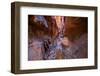 Tourist in Khazali Canyon, Wadi Rum, Jordan, Middle East-Neil Farrin-Framed Photographic Print