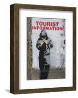 Tourist Information-Banksy-Framed Giclee Print