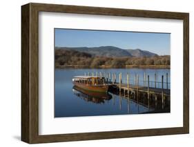 Tourist Launch, Derwentwater, Keswick, Lake District National Park, Cumbria, England, United Kingdo-James Emmerson-Framed Photographic Print