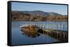 Tourist Launch, Derwentwater, Keswick, Lake District National Park, Cumbria, England, United Kingdo-James Emmerson-Framed Stretched Canvas