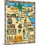 Tourist Map of Egypt-null-Mounted Art Print