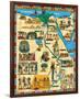 Tourist Map of Egypt-null-Framed Art Print