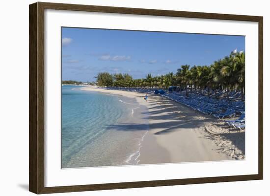 Tourist on a White Sand Beach-Eleanor Scriven-Framed Photographic Print