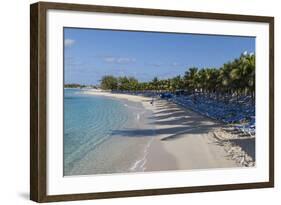 Tourist on a White Sand Beach-Eleanor Scriven-Framed Photographic Print