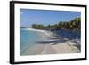 Tourist on a White Sand Beach-Eleanor Scriven-Framed Photographic Print