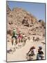 Tourist on Camels in Petra, Unesco World Heritage Site, Wadi Musa (Mousa), Jordan, Middle East-Christian Kober-Mounted Photographic Print