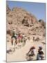 Tourist on Camels in Petra, Unesco World Heritage Site, Wadi Musa (Mousa), Jordan, Middle East-Christian Kober-Mounted Photographic Print