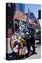 Tourist on Main Street in Nashville Tennessee-null-Stretched Canvas