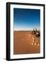 Tourist on sand dune, Valle De La Luna, Atacama Desert, San Pedro de Atacama, El Loa Province, A...-null-Framed Photographic Print