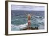 Tourist on the Beach, Travel, Boracay Island, Aklan Province, Philippines-Keren Su-Framed Photographic Print