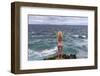 Tourist on the Beach, Travel, Boracay Island, Aklan Province, Philippines-Keren Su-Framed Photographic Print