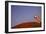 Tourist Photographing Ayers Rock in the Australian Outback-Paul Souders-Framed Photographic Print