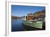 Tourist Pleasure Cruiser Lady Wakefield, Awaiting Passengers at Glenridding, Lake Ullswater-James Emmerson-Framed Photographic Print