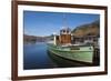 Tourist Pleasure Cruiser Lady Wakefield, Awaiting Passengers at Glenridding, Lake Ullswater-James Emmerson-Framed Photographic Print