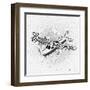 Tourist Poster Plane-anna42f-Framed Art Print