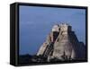 Tourist, Pyramid, Uxmal, Mexico-Kenneth Garrett-Framed Stretched Canvas