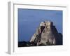 Tourist, Pyramid, Uxmal, Mexico-Kenneth Garrett-Framed Photographic Print