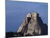 Tourist, Pyramid, Uxmal, Mexico-Kenneth Garrett-Mounted Photographic Print