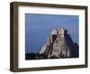 Tourist, Pyramid, Uxmal, Mexico-Kenneth Garrett-Framed Photographic Print