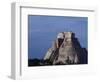 Tourist, Pyramid, Uxmal, Mexico-Kenneth Garrett-Framed Photographic Print