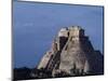 Tourist, Pyramid, Uxmal, Mexico-Kenneth Garrett-Mounted Photographic Print