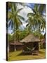 Tourist Relaxing in a Hammock on a Bamboo Beach Hut on the Thai Island of Koh Lanta, South Thailand-Matthew Williams-Ellis-Stretched Canvas