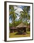 Tourist Relaxing in a Hammock on a Bamboo Beach Hut on the Thai Island of Koh Lanta, South Thailand-Matthew Williams-Ellis-Framed Photographic Print