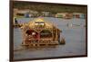 Tourist Restaurant, Chong Kneas Floating Village, Tonle Sap Lake, Near Siem Reap, Cambodia-David Wall-Framed Photographic Print