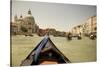 Tourist Ride in Gondolas on the Grand Canal in Venice, Italy-David Noyes-Stretched Canvas