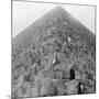 Tourist's Corner, the Great Pyramid of Giza, Egypt, 20th Century-null-Mounted Giclee Print