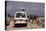 Tourist Safari Vehicle and Elephant, Amboseli National Park, Kenya, East Africa, Africa-Charles Bowman-Stretched Canvas