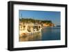 Tourist Sightseeing Boat, Old Town Harbour, Piran, Primorska, Slovenian Istria, Slovenia, Europe-Alan Copson-Framed Photographic Print