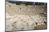 Tourist Sits in the Odeon, Bouleuterion (Small Theatre), Ancient Ephesus-Eleanor Scriven-Mounted Photographic Print