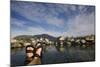 Tourist Soaking in a Hot Spring-Paul Souders-Mounted Photographic Print